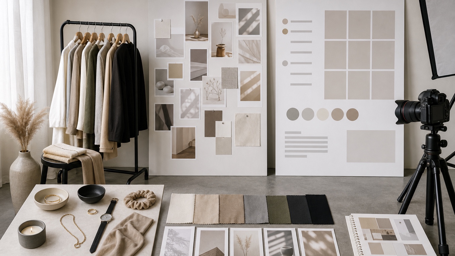 AI Brand Photoshoot Ideas Without Booking a Studio side-by-side variation board