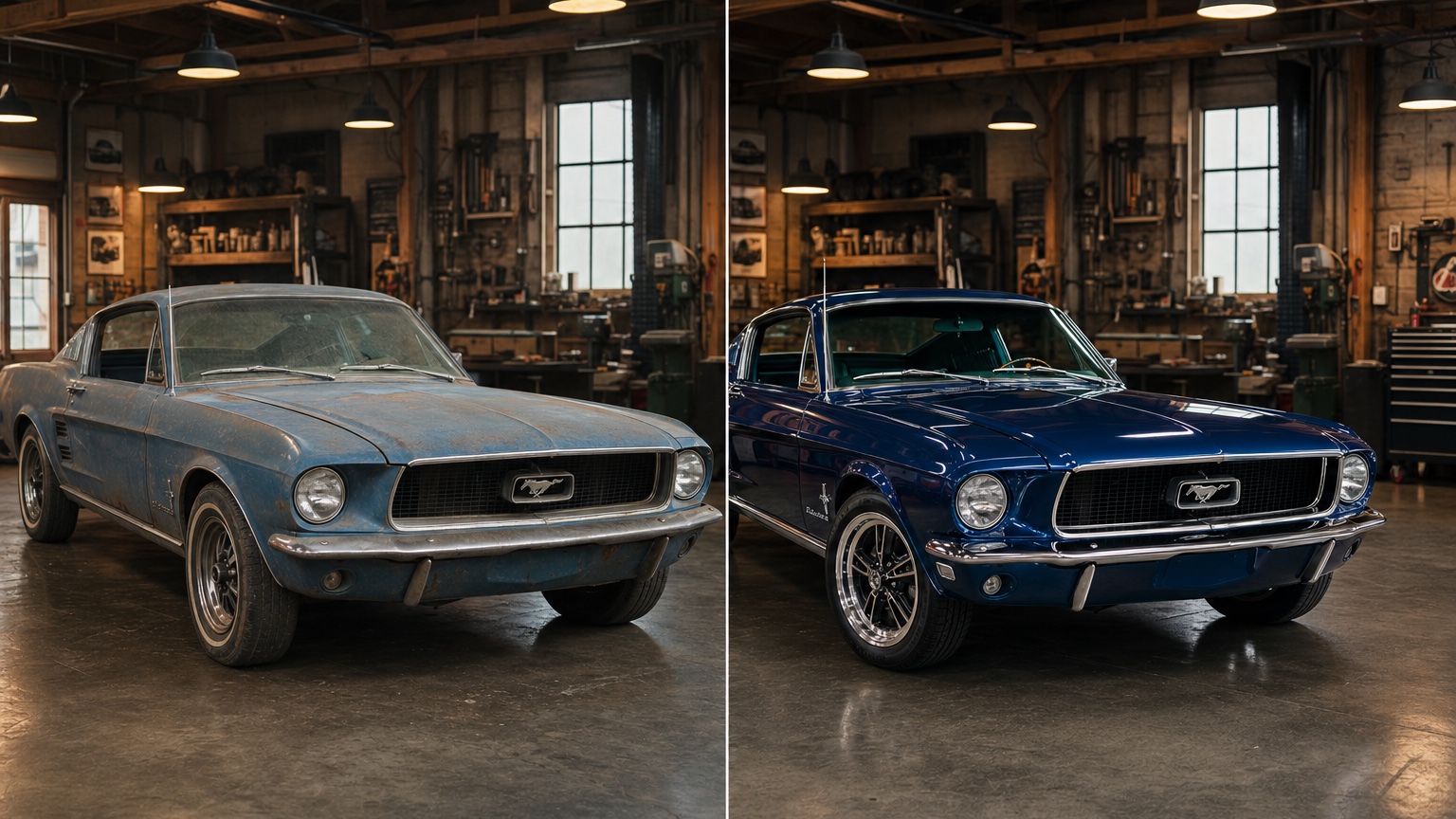 AI Classic Car Restoration: Preview Restoration Directions From a Real Photo concept 2