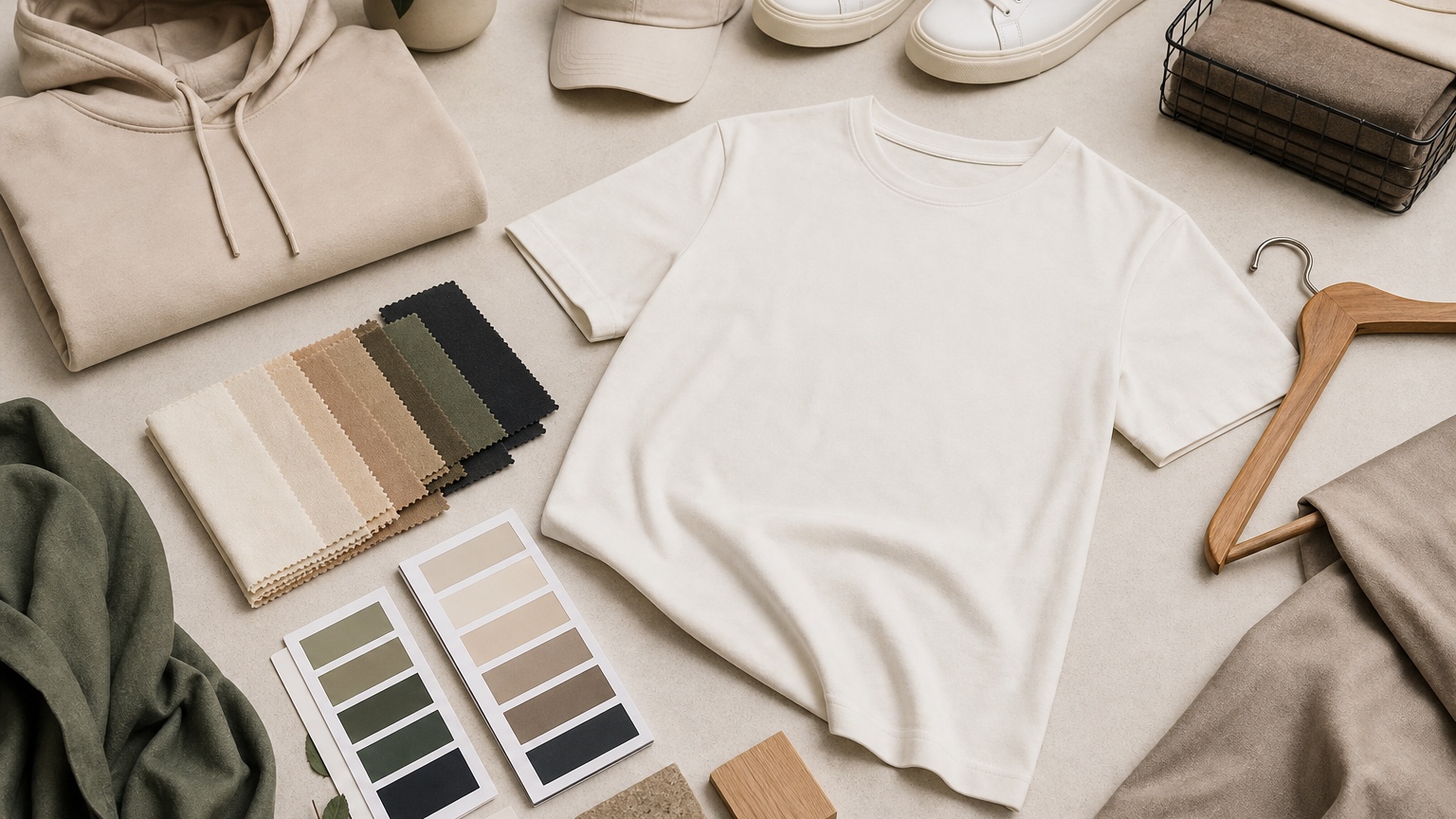 ai clothing mockup generator detail and styling board