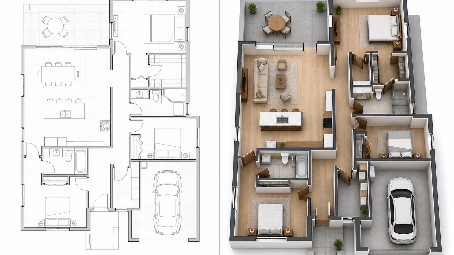 AI Construction Plan Visualization for Client Approvals concept 2