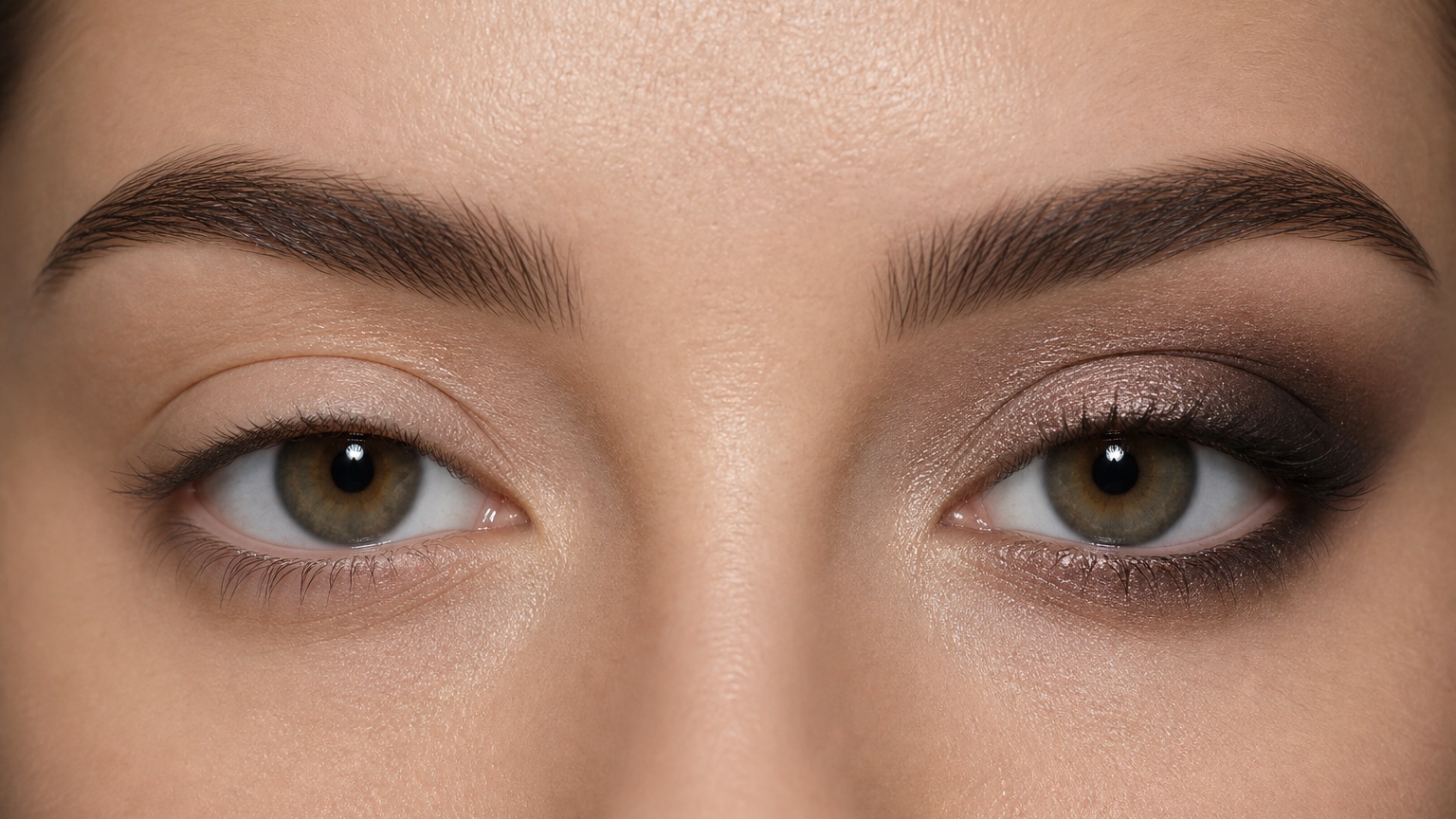 AI Eyeshadow Try-On: Test Eye Looks Before Buying Products before and after makeup comparison