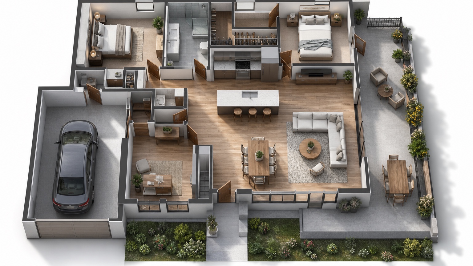 AI Floor Plan Design Ideas for Renovations and New Builds concept 1