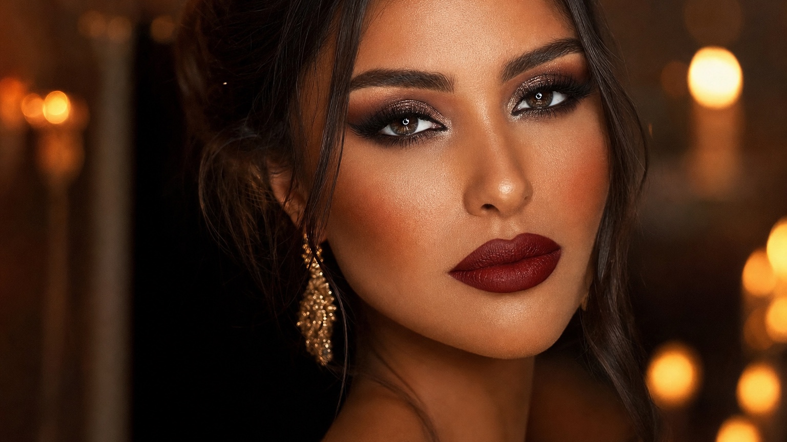 AI Glam Makeup Ideas: Preview Full-Glam Looks Before an Event finished makeup concept