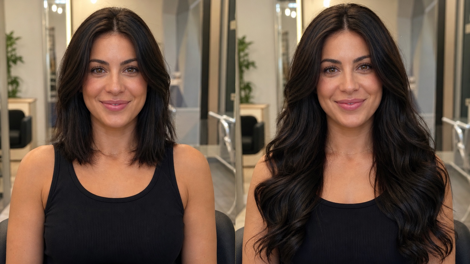 AI Hair Extension Try-On: Preview Length and Volume Before Booking example 2