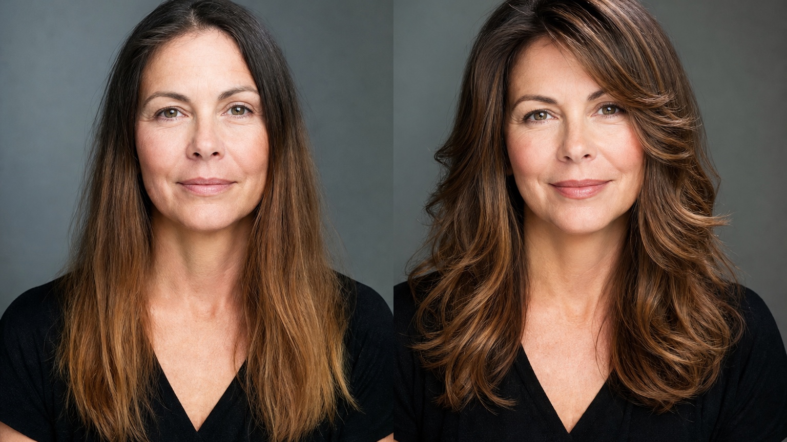 AI Hair Makeover: Generate Before and After Hair Ideas finished preview