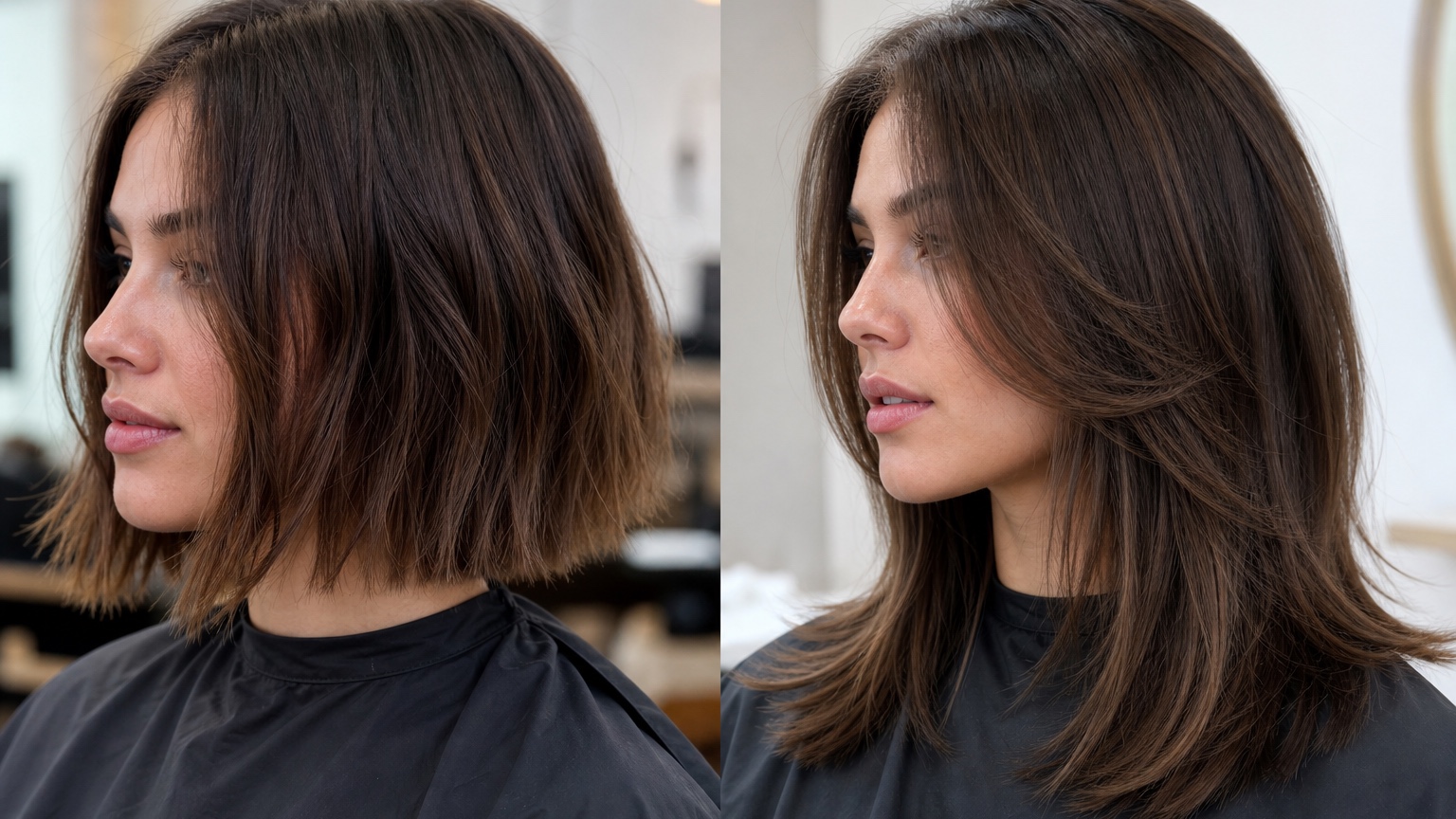 Ai Haircut Simulator split detail comparison