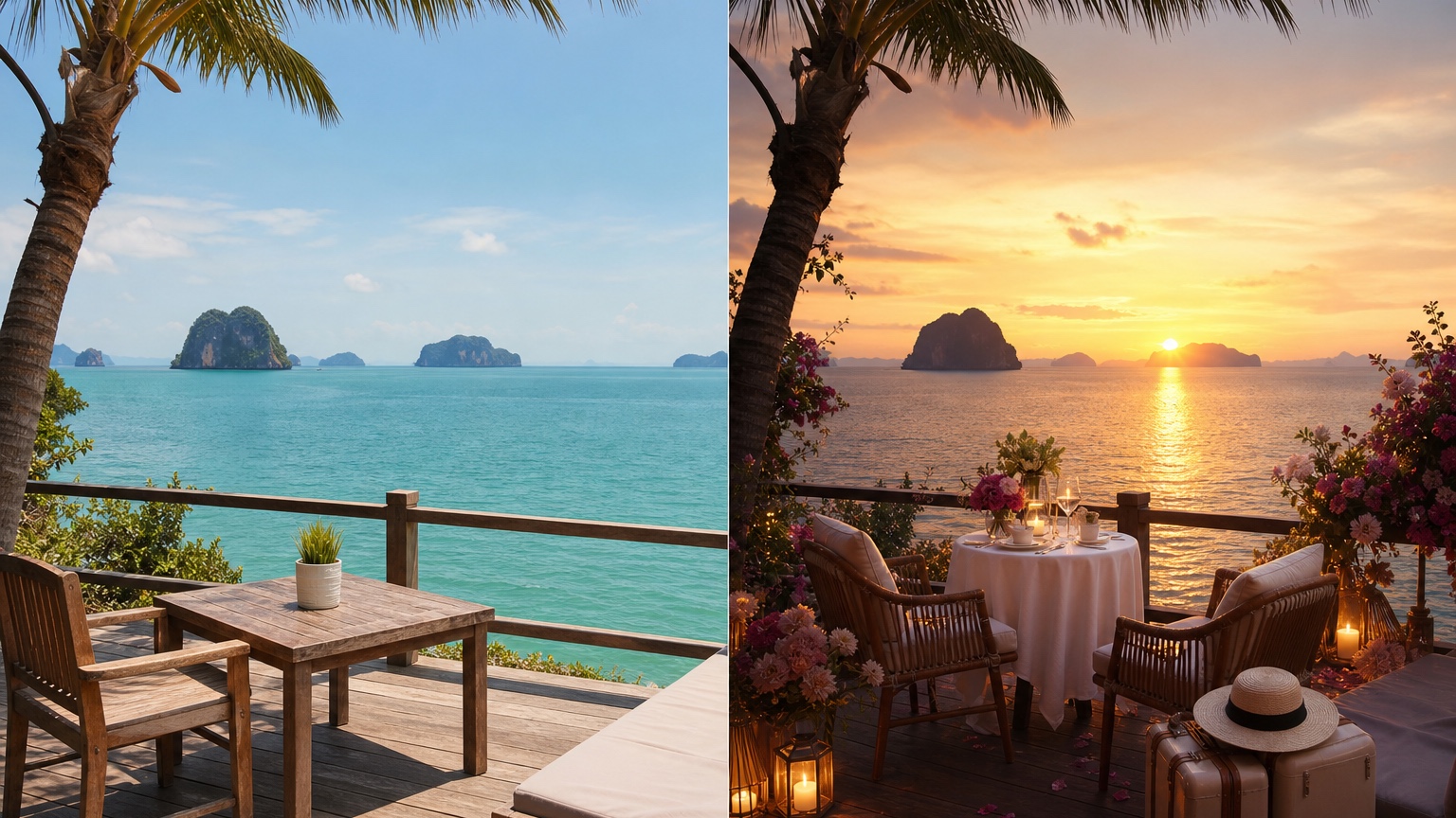 AI Honeymoon Photo Ideas for Romantic Travel Visuals concept 2