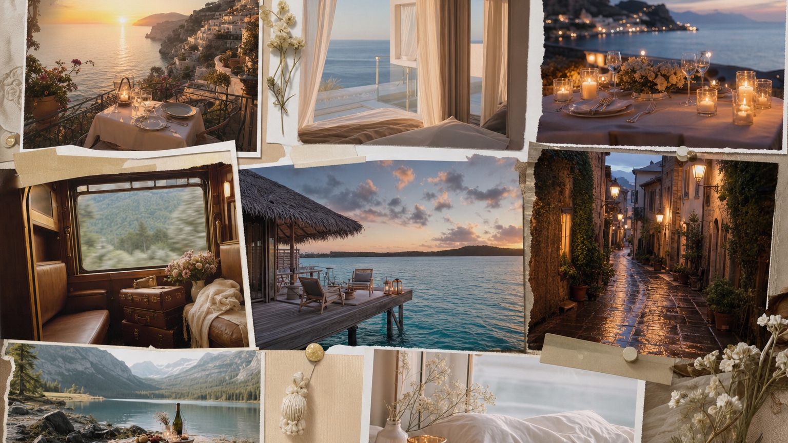 AI Honeymoon Photo Ideas for Romantic Travel Visuals concept 3