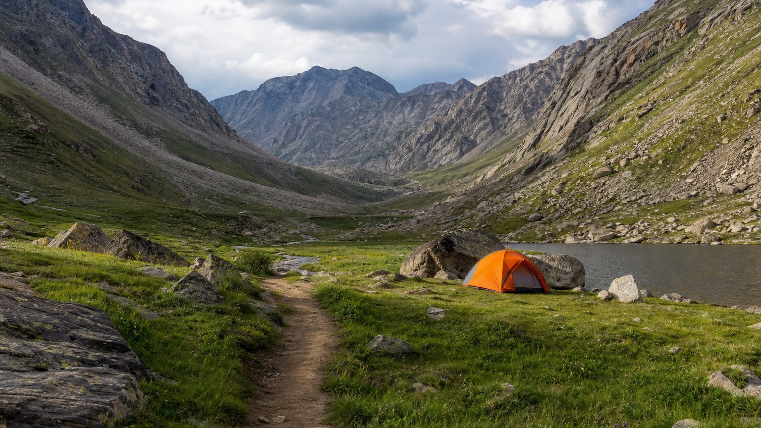 AI Outdoor Adventure Photo Editor for Hiking, Camping, and Tour Content concept 1