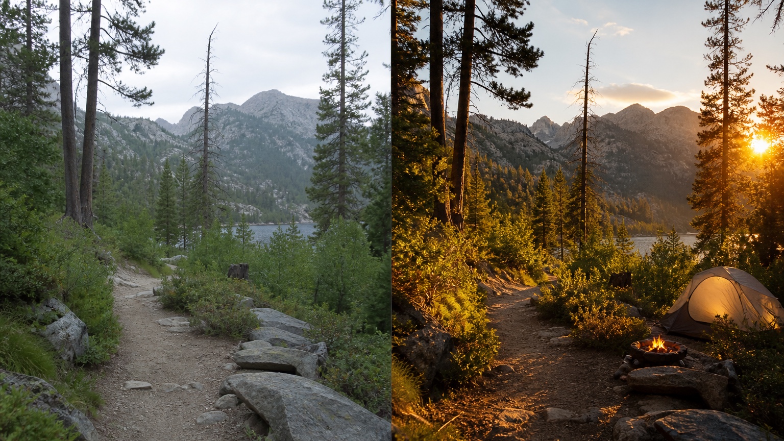 AI Outdoor Adventure Photo Editor for Hiking, Camping, and Tour Content concept 2