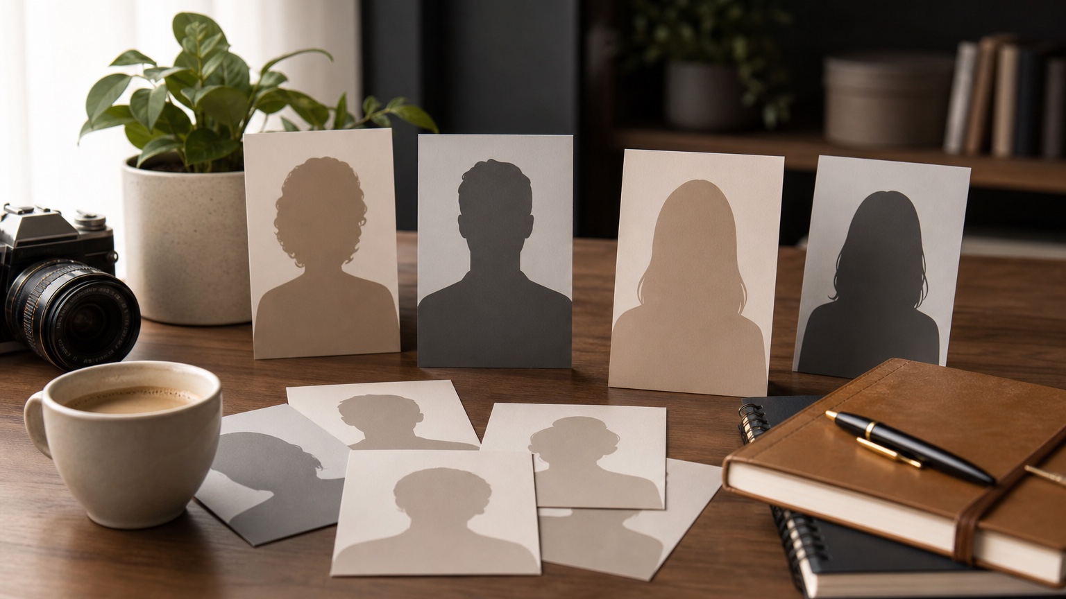 AI Personal Brand Photos for Founders, Coaches, and Creators finished social concept
