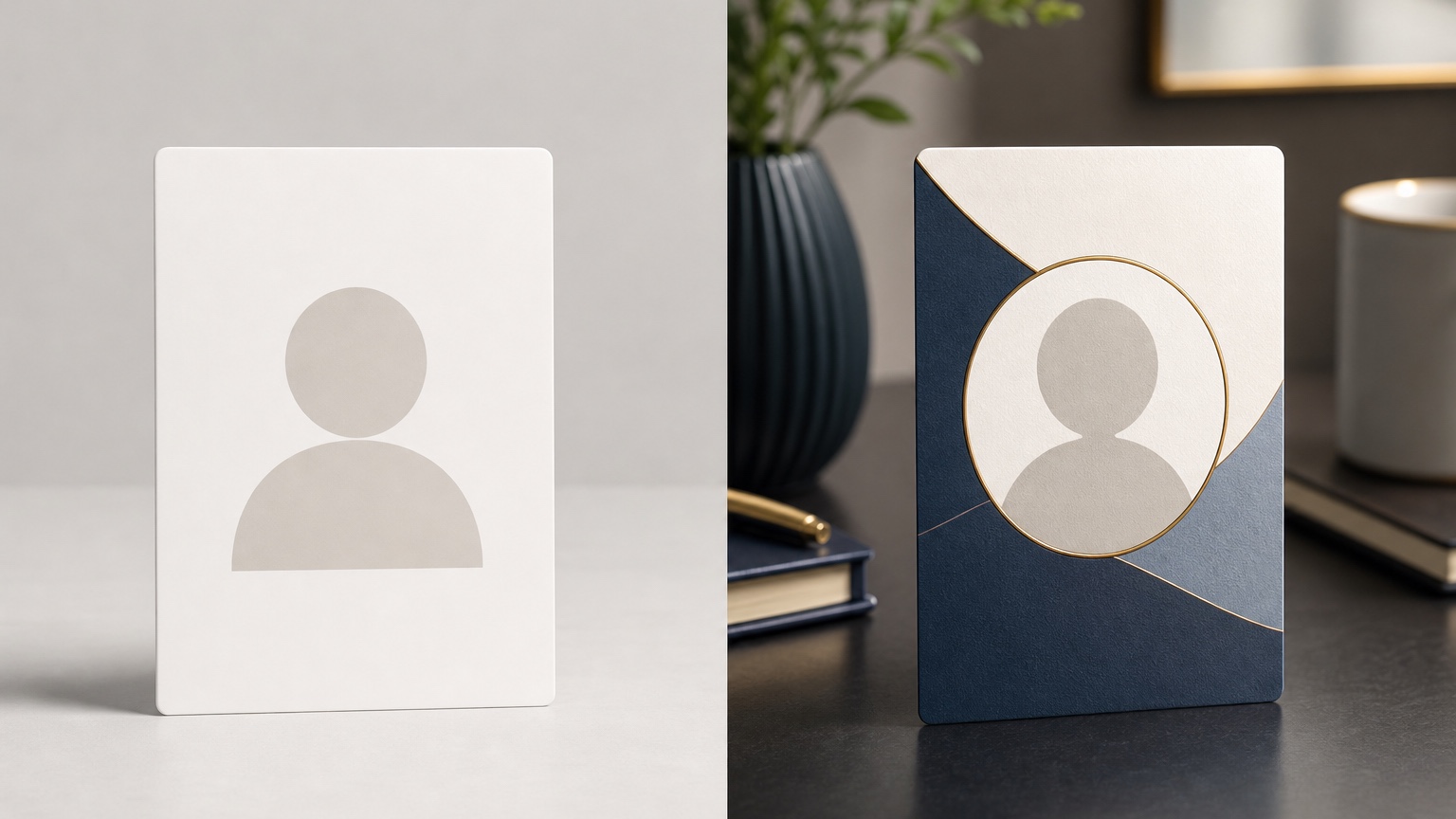 AI Personal Brand Photos for Founders, Coaches, and Creators side-by-side social variation