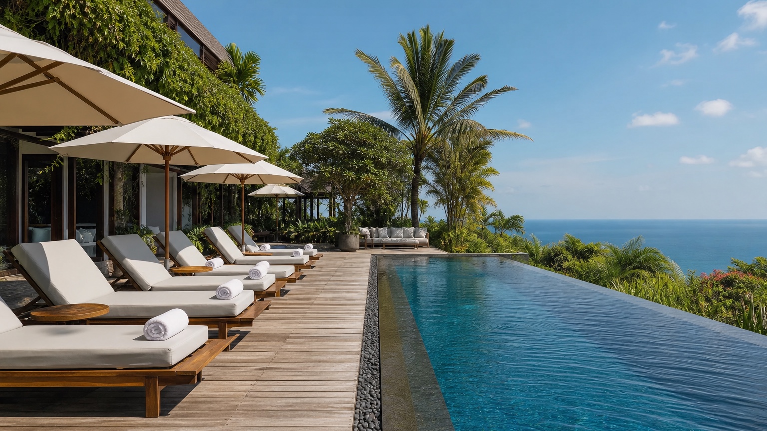 AI Resort Photo Editor for Hospitality and Vacation Content concept 1
