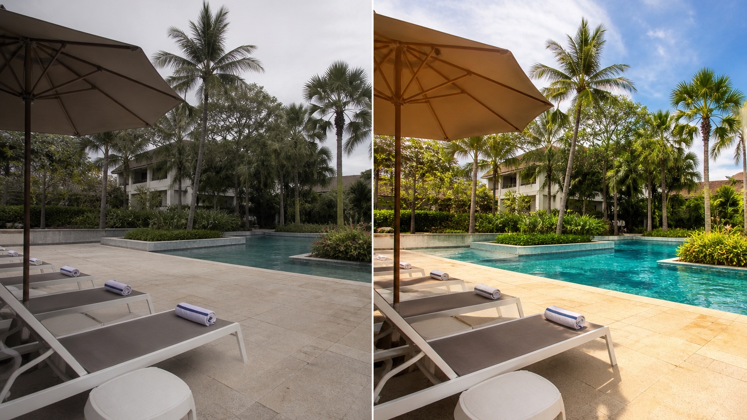AI Resort Photo Editor for Hospitality and Vacation Content concept 2