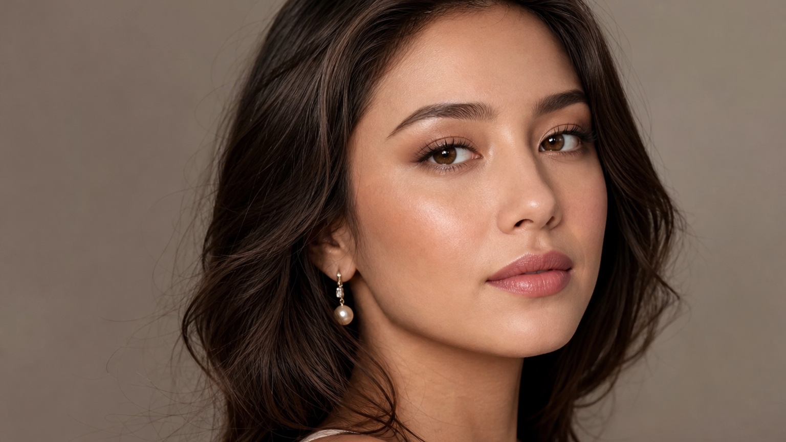 AI Soft Glam Makeup Ideas From Your Face Photo finished makeup concept