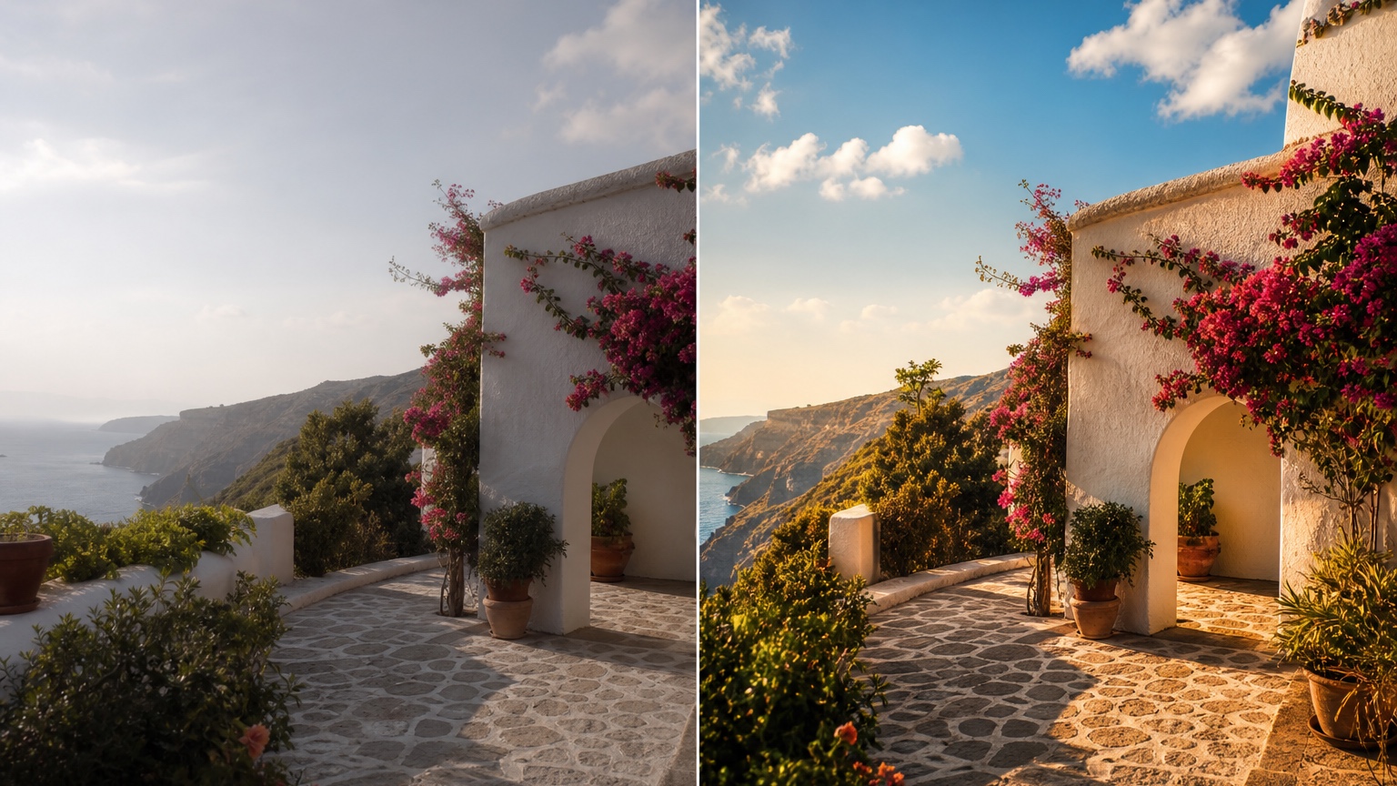 ai Travel Photo Editor split travel edit detail