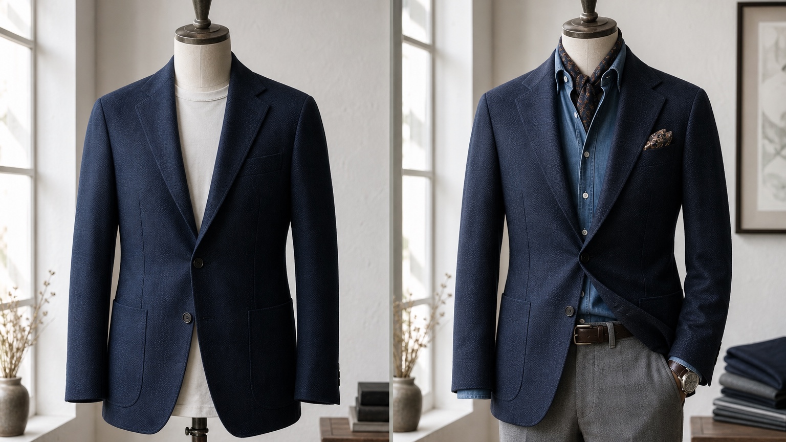 AI Try-On Jacket: See Outerwear Styles Before Buying before and after comparison