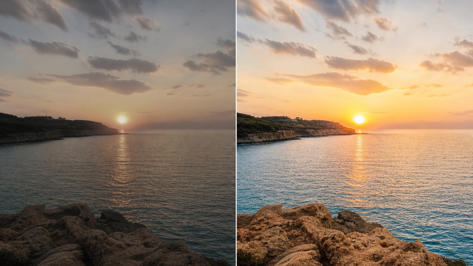 ai Vacation Photo Editor split travel edit detail