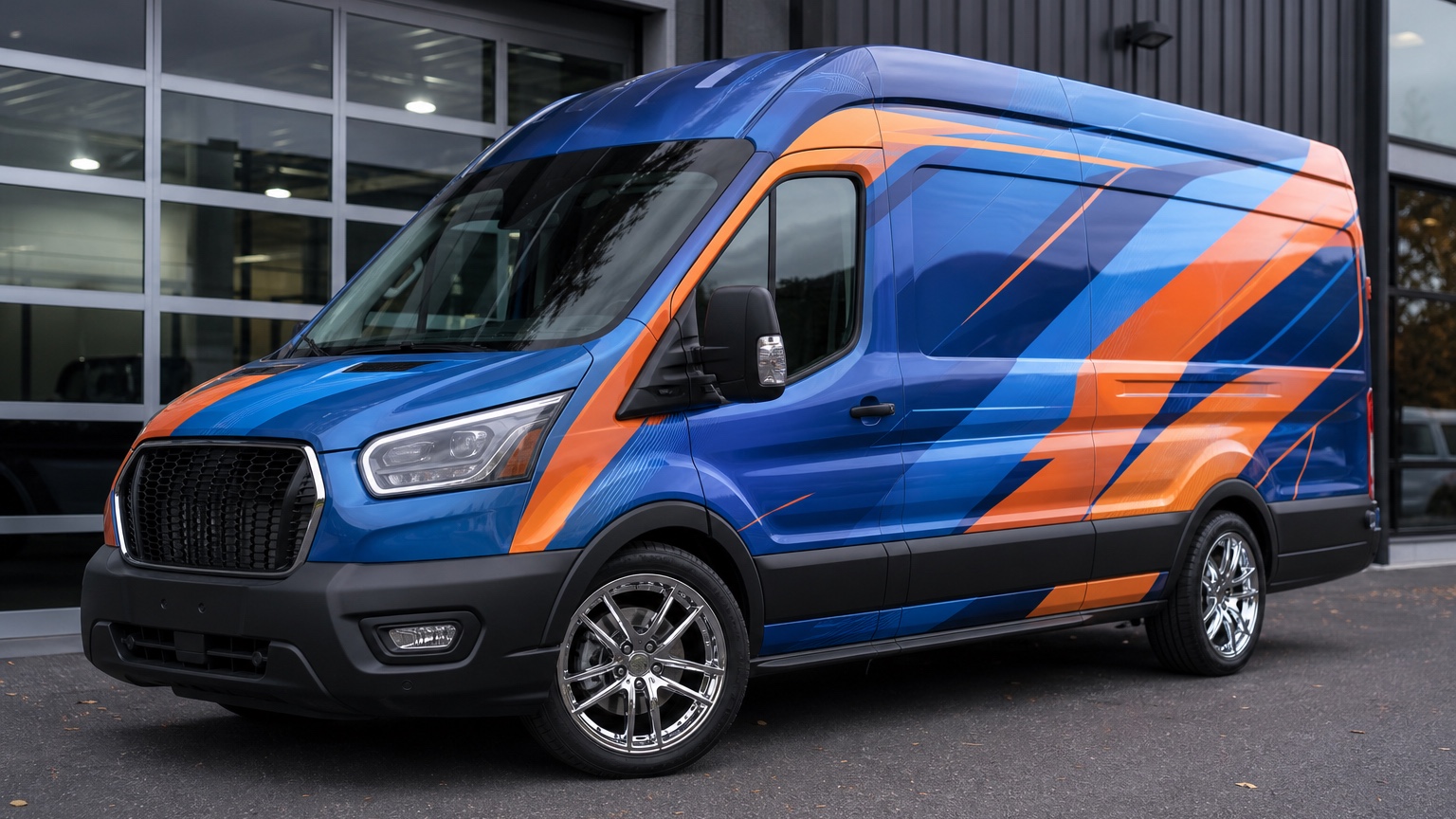 AI Van Wrap Design Ideas for Business Vehicles comparison detail