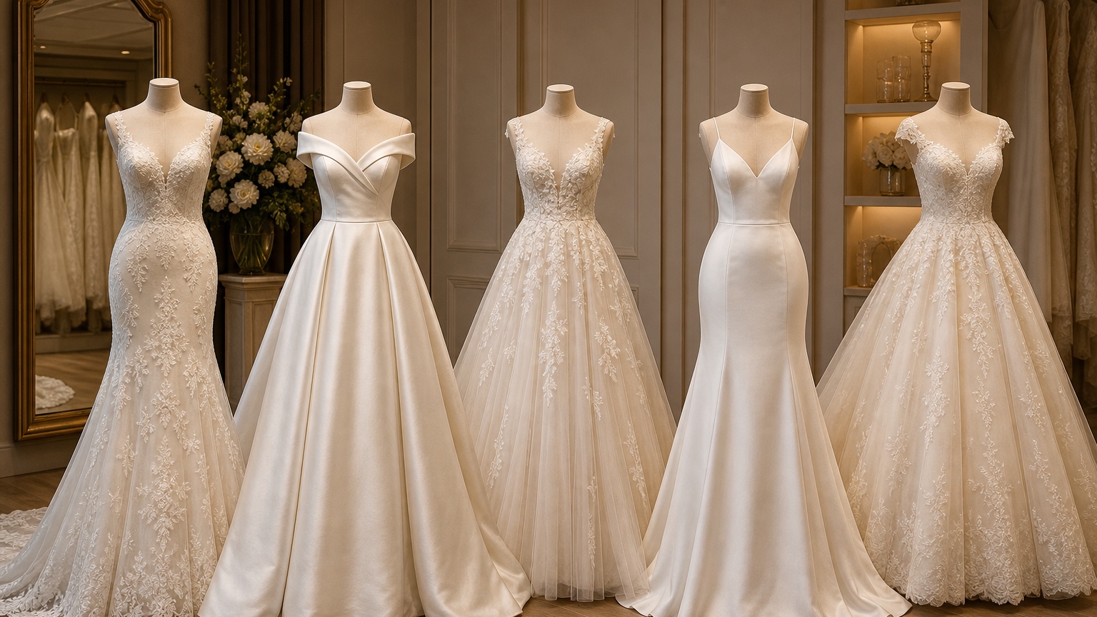 AI Wedding Dress Try-On: Preview Bridal Styles Before Appointments before and after comparison
