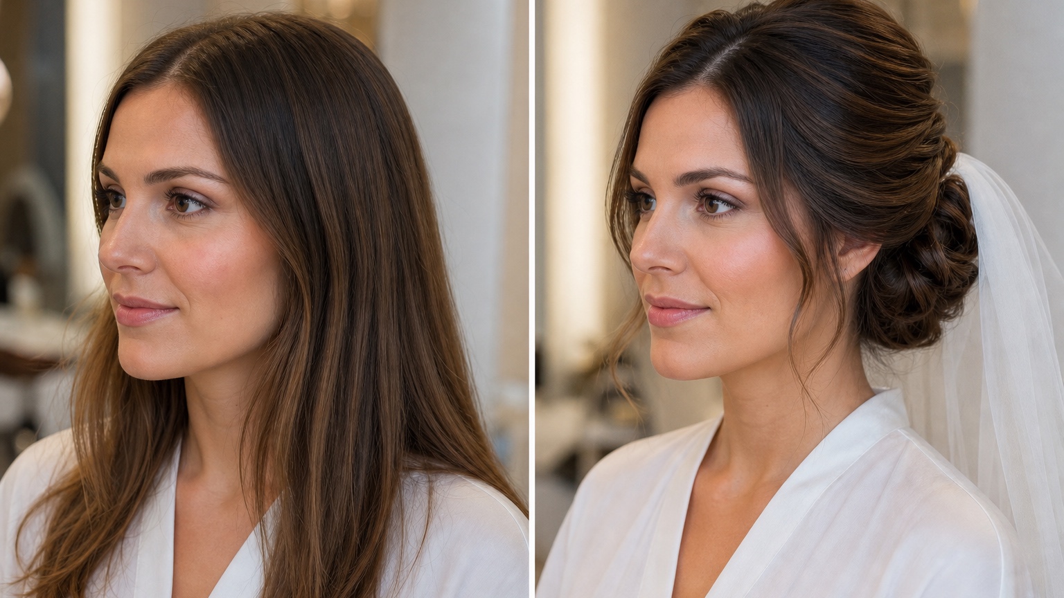 AI Wedding Hairstyle Try-On: Preview Bridal Hair Before the Trial example 2