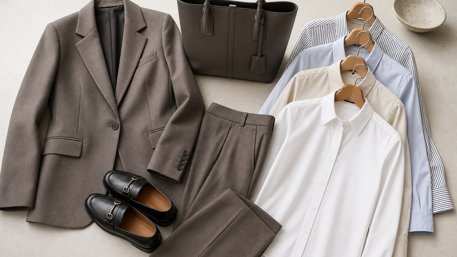 AI Work Outfit Generator for Interviews and Office Looks split detail comparison